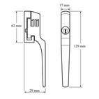 Yale Locks P115 Lockable Window Handle additional 4