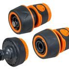 Faithfull 3/4in Plastic Hose Fittings Kit, 3 Piece additional 1