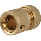 Faithfull Brass Female Water Stop Connector 12.5mm (1/2in) additional 3