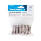 Silverline Hook and Loop Sanding Discs 50mm 60pk 20 x 60, 20 x 80, 20 x 120G additional 3