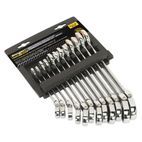 Sealey S0635 Flexible Head Ratchet Combination Spanner Set 12pc Metric additional 2