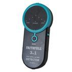 Faithfull 3-in-1 Detector Stud  Metal &amp; Live Wire additional 1