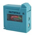 Faithfull Battery Tester for AA, AAA, C, D &amp; 9V additional 1