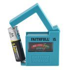 Faithfull Battery Tester for AA, AAA, C, D &amp; 9V additional 2