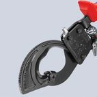 Knipex 95 31 Series Ratchet Action Cable Shears, Multi-Component Grip additional 12