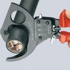 Knipex 95 31 Series Ratchet Action Cable Shears, Multi-Component Grip additional 3