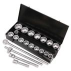 Sealey S0768 Socket Set 21pc 1"Sq Drive 6pt WallDrive&amp;reg; Metric additional 2