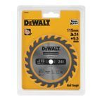 DEWALT DT20420 TCT Construction Circular Saw Blade 115 x 9.5mm x 24T additional 2