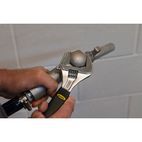 Sealey S0854 Adjustable Wrench with Extra-Wide Jaw Capacity 200mm additional 2