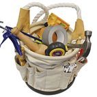 Faithfull Canvas Tool Bucket with Rope Handle additional 3