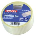 Faithfull Reinforced Crossweave Tape 50mm x 50m additional 2