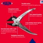 Maun Side Cutters with Return Spring additional 4