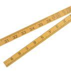 R.S.T. Wooden 4 Fold Rule 1m / 39in (Loose) additional 2