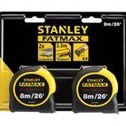 STANLEY® FatMax® Classic Tape Twin Pack 8m/26ft (Width 32mm) additional 1