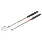 Sealey S0940 Telescopic Magnetic Pick-Up Tool &amp; Inspection Mirror Set 2pc additional 1