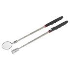 Sealey S0941 Telescopic Magnetic LED Pick-Up Tool &amp; Inspection Mirror Set 2pc additional 1