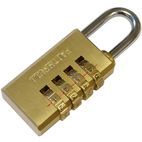 Faithfull Brass Combination Padlock additional 6