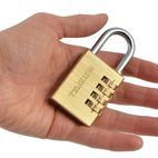 Faithfull Brass Combination Padlock additional 8
