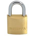 Faithfull Brass Padlock additional 1