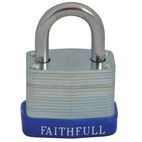 Faithfull Laminated Steel Padlock additional 1