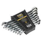 Sealey S0984 Combination Ratchet Spanner Set 8pc Imperial additional 1