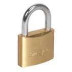 Sealey S0987 Brass Body Padlock with Brass Cylinder 40mm additional 3