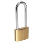 Sealey S0989 Brass Body Padlock with Brass Cylinder Long Shackle 40mm additional 3