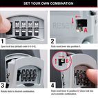 Master Lock 5400E Portable Shackled Combination Key Lock Box (Up To 3 Keys) additional 3