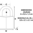 Master Lock Aluminium Padlocks Vinyl Covers additional 12