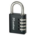 Master Lock Black Finish Combination Padlock additional 2