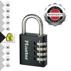 Master Lock Black Finish Combination Padlock additional 6