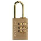 Master Lock Brass Finish Combination Padlock additional 2