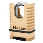Master Lock Excell™ Closed Shackle Brass Combination 58mm Padlock additional 1