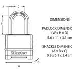 Master Lock Excell™ Combination Padlock additional 8