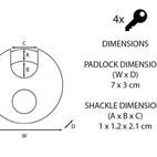 Master Lock Excell™ Stainless Steel Discus Padlock additional 7