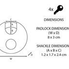Master Lock Excell™ Stainless Steel Discus Padlock additional 12