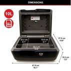 Master Lock Large Key Locking Fire &amp; Water Chest additional 2