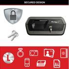 Master Lock Large Key Locking Fire &amp; Water Chest additional 3