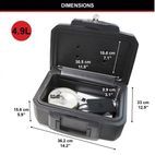 Master Lock Small Key Locking Fire &amp; Water Chest additional 4
