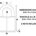 Master Lock Solid Brass Padlocks Double Lever additional 30