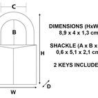 Master Lock Solid Brass Padlocks Double Lever additional 25