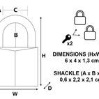 Master Lock Solid Brass Padlocks Double Lever additional 29