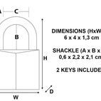 Master Lock Solid Brass Padlocks Double Lever additional 32