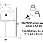 Master Lock Solid Brass Padlocks Double Lever additional 37