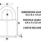 Master Lock Solid Brass Padlocks Double Lever additional 34