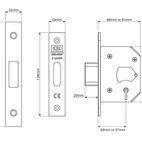 UNION StrongBOLT 2105S 5 Lever Mortice Deadlock additional 8
