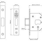 UNION StrongBOLT 2105S 5 Lever Mortice Deadlock additional 7