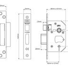 UNION StrongBOLT 2205S 5 Lever Mortice Sashlock additional 13
