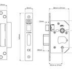 UNION StrongBOLT 2205S 5 Lever Mortice Sashlock additional 9