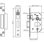 UNION StrongBOLT 22WCS Mortice Bathroom Locks additional 9